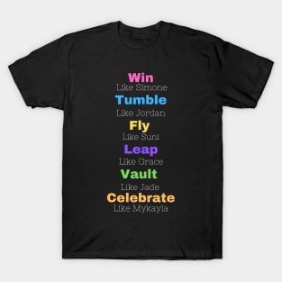 Win Like Simone (Black) T-Shirt